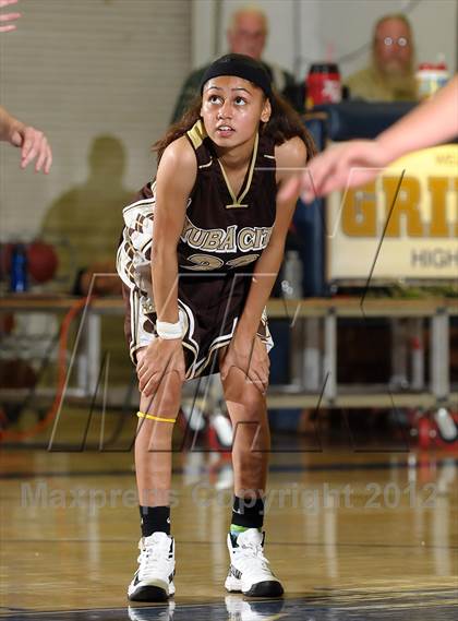 Thumbnail 2 in Yuba City vs. Gridley (Lady Bulldog Holiday Classic) photogallery.