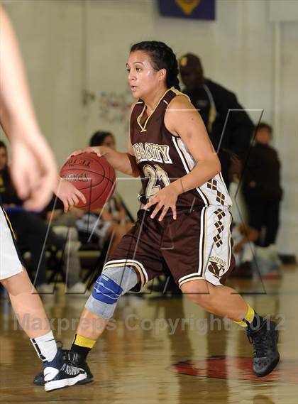 Thumbnail 2 in Yuba City vs. Gridley (Lady Bulldog Holiday Classic) photogallery.