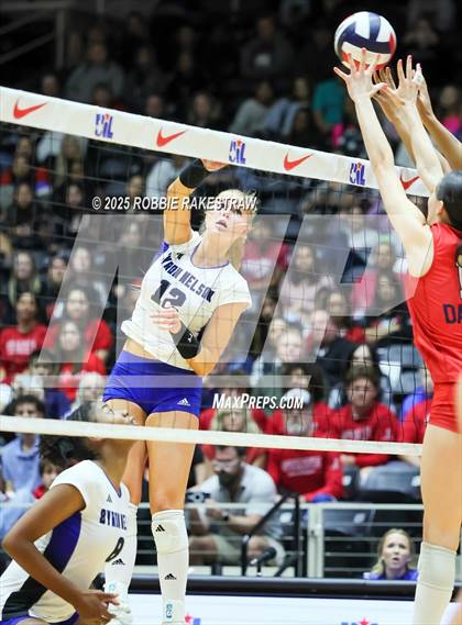 Thumbnail 2 in Byron Nelson vs. Dawson (UIL 6A D1 Volleyball Final) photogallery.