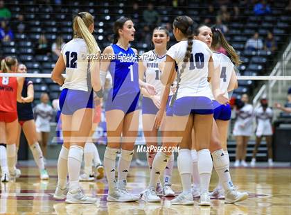 Thumbnail 3 in Byron Nelson vs. Dawson (UIL 6A D1 Volleyball Final) photogallery.