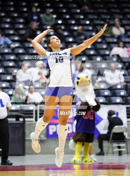 Thumbnail 3 in Byron Nelson vs. Dawson (UIL 6A D1 Volleyball Final) photogallery.