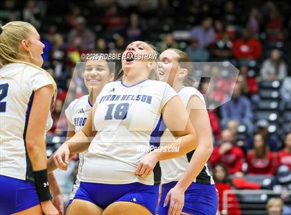 Thumbnail 2 in Byron Nelson vs. Dawson (UIL 6A D1 Volleyball Final) photogallery.