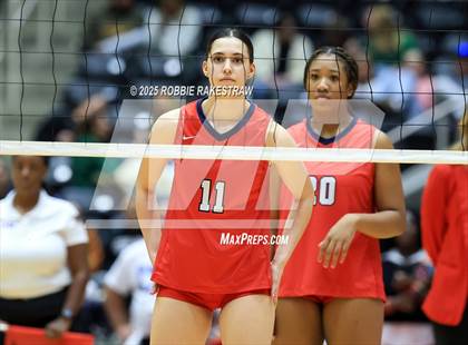 Thumbnail 3 in Byron Nelson vs. Dawson (UIL 6A D1 Volleyball Final) photogallery.