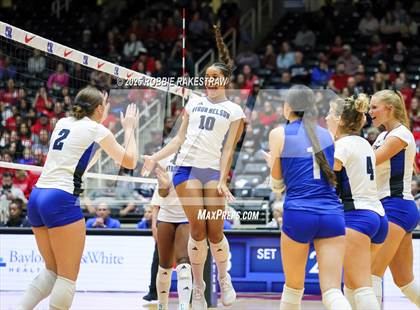 Thumbnail 2 in Byron Nelson vs. Dawson (UIL 6A D1 Volleyball Final) photogallery.