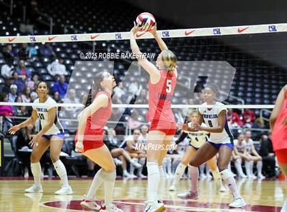 Thumbnail 3 in Byron Nelson vs. Dawson (UIL 6A D1 Volleyball Final) photogallery.