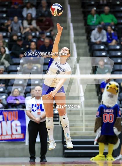 Thumbnail 3 in Byron Nelson vs. Dawson (UIL 6A D1 Volleyball Final) photogallery.