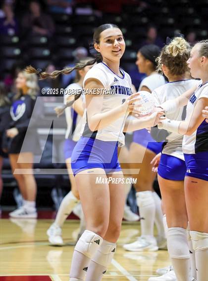 Thumbnail 3 in Byron Nelson vs. Dawson (UIL 6A D1 Volleyball Final) photogallery.