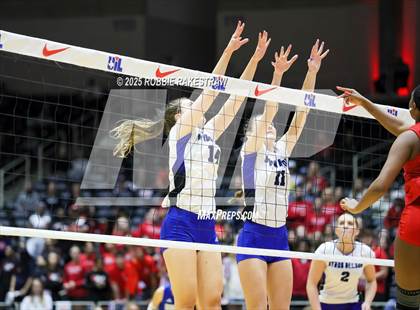 Thumbnail 2 in Byron Nelson vs. Dawson (UIL 6A D1 Volleyball Final) photogallery.