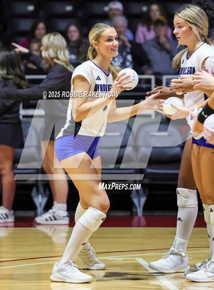 Thumbnail 3 in Byron Nelson vs. Dawson (UIL 6A D1 Volleyball Final) photogallery.