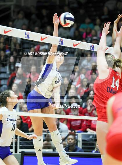 Thumbnail 2 in Byron Nelson vs. Dawson (UIL 6A D1 Volleyball Final) photogallery.