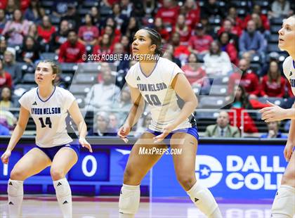 Thumbnail 2 in Byron Nelson vs. Dawson (UIL 6A D1 Volleyball Final) photogallery.