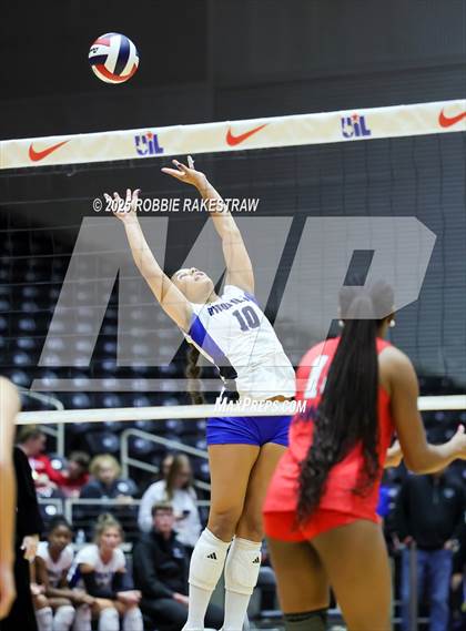 Thumbnail 2 in Byron Nelson vs. Dawson (UIL 6A D1 Volleyball Final) photogallery.