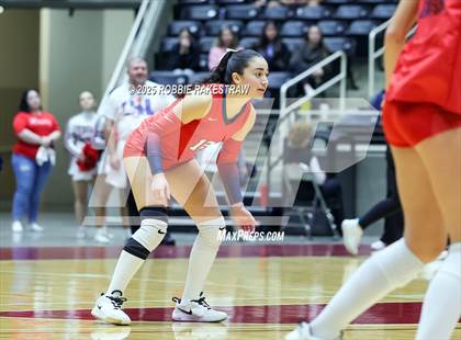 Thumbnail 3 in Byron Nelson vs. Dawson (UIL 6A D1 Volleyball Final) photogallery.