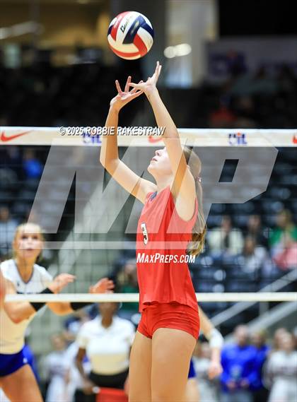 Thumbnail 3 in Byron Nelson vs. Dawson (UIL 6A D1 Volleyball Final) photogallery.
