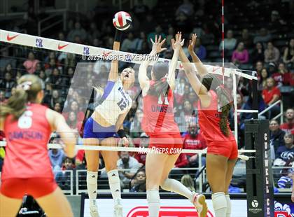Thumbnail 1 in Byron Nelson vs. Dawson (UIL 6A D1 Volleyball Final) photogallery.