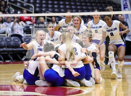 Thumbnail 3 in Byron Nelson vs. Dawson (UIL 6A D1 Volleyball Final) photogallery.