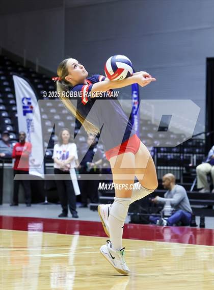 Thumbnail 3 in Byron Nelson vs. Dawson (UIL 6A D1 Volleyball Final) photogallery.