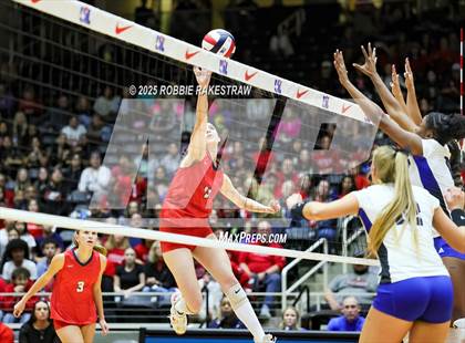 Thumbnail 3 in Byron Nelson vs. Dawson (UIL 6A D1 Volleyball Final) photogallery.
