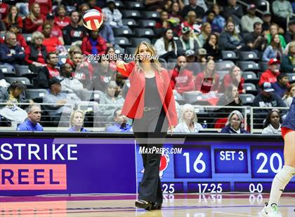 Thumbnail 3 in Byron Nelson vs. Dawson (UIL 6A D1 Volleyball Final) photogallery.