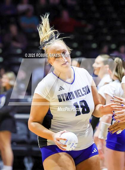 Thumbnail 1 in Byron Nelson vs. Dawson (UIL 6A D1 Volleyball Final) photogallery.