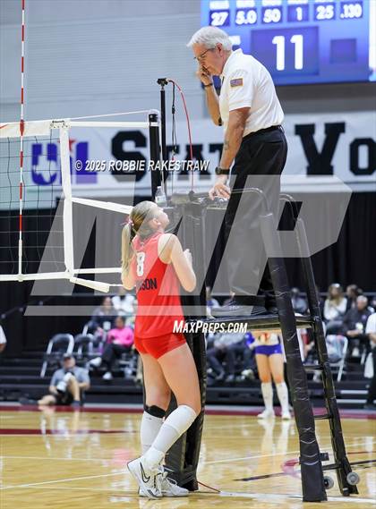 Thumbnail 2 in Byron Nelson vs. Dawson (UIL 6A D1 Volleyball Final) photogallery.