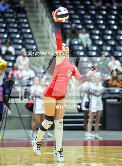 Thumbnail 2 in Byron Nelson vs. Dawson (UIL 6A D1 Volleyball Final) photogallery.