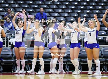 Thumbnail 3 in Byron Nelson vs. Dawson (UIL 6A D1 Volleyball Final) photogallery.