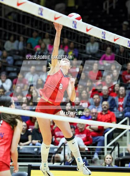 Thumbnail 2 in Byron Nelson vs. Dawson (UIL 6A D1 Volleyball Final) photogallery.