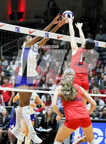 Thumbnail 1 in Byron Nelson vs. Dawson (UIL 6A D1 Volleyball Final) photogallery.