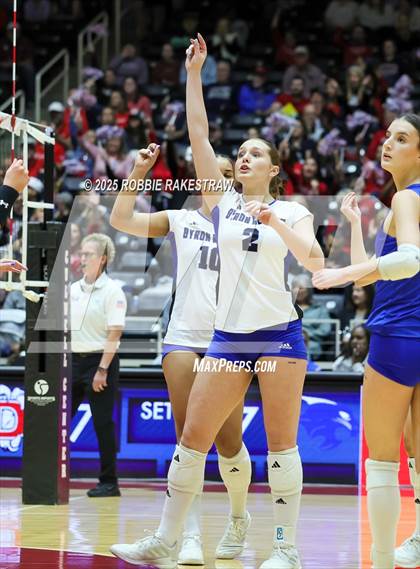 Thumbnail 3 in Byron Nelson vs. Dawson (UIL 6A D1 Volleyball Final) photogallery.