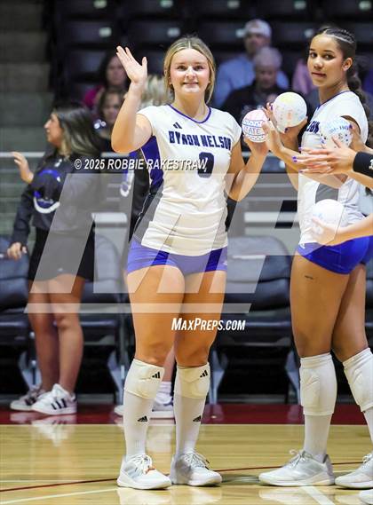 Thumbnail 2 in Byron Nelson vs. Dawson (UIL 6A D1 Volleyball Final) photogallery.