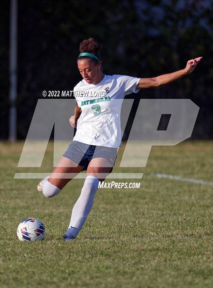 Thumbnail 2 in Cathedral vs Lawrence North (IHSAA Class 3A Sectional Semi Final)  photogallery.