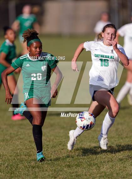 Thumbnail 1 in Cathedral vs Lawrence North (IHSAA Class 3A Sectional Semi Final)  photogallery.
