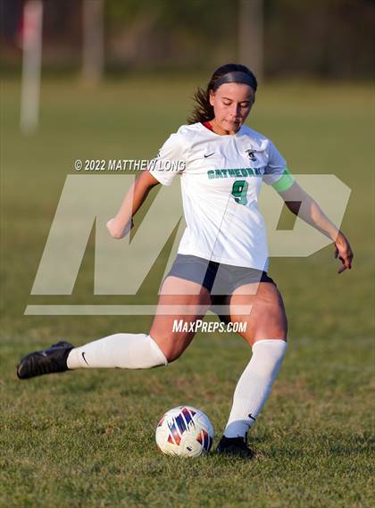 Thumbnail 1 in Cathedral vs Lawrence North (IHSAA Class 3A Sectional Semi Final)  photogallery.