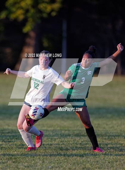 Thumbnail 1 in Cathedral vs Lawrence North (IHSAA Class 3A Sectional Semi Final)  photogallery.