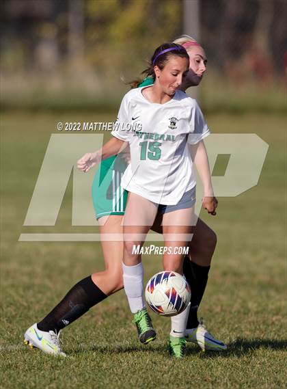 Thumbnail 3 in Cathedral vs Lawrence North (IHSAA Class 3A Sectional Semi Final)  photogallery.