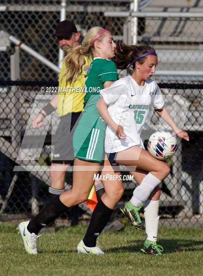 Thumbnail 1 in Cathedral vs Lawrence North (IHSAA Class 3A Sectional Semi Final)  photogallery.