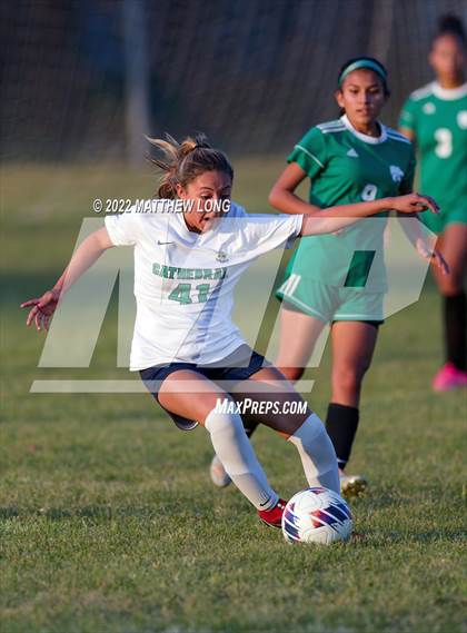 Thumbnail 3 in Cathedral vs Lawrence North (IHSAA Class 3A Sectional Semi Final)  photogallery.