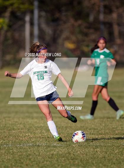 Thumbnail 1 in Cathedral vs Lawrence North (IHSAA Class 3A Sectional Semi Final)  photogallery.