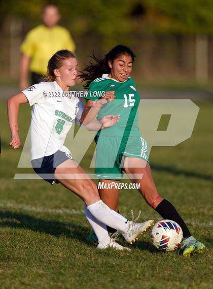 Thumbnail 3 in Cathedral vs Lawrence North (IHSAA Class 3A Sectional Semi Final)  photogallery.