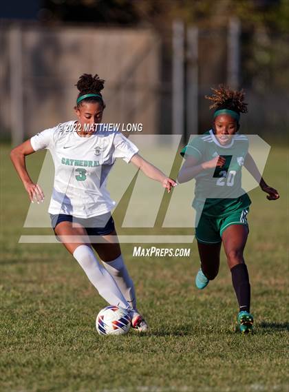 Thumbnail 1 in Cathedral vs Lawrence North (IHSAA Class 3A Sectional Semi Final)  photogallery.