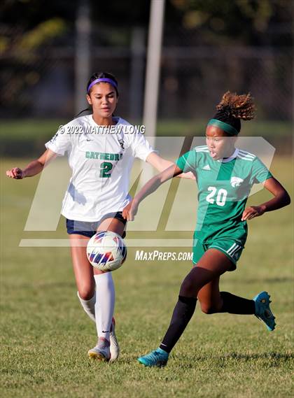 Thumbnail 2 in Cathedral vs Lawrence North (IHSAA Class 3A Sectional Semi Final)  photogallery.