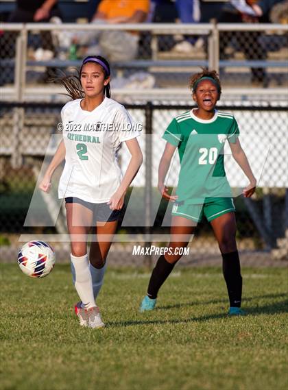 Thumbnail 3 in Cathedral vs Lawrence North (IHSAA Class 3A Sectional Semi Final)  photogallery.