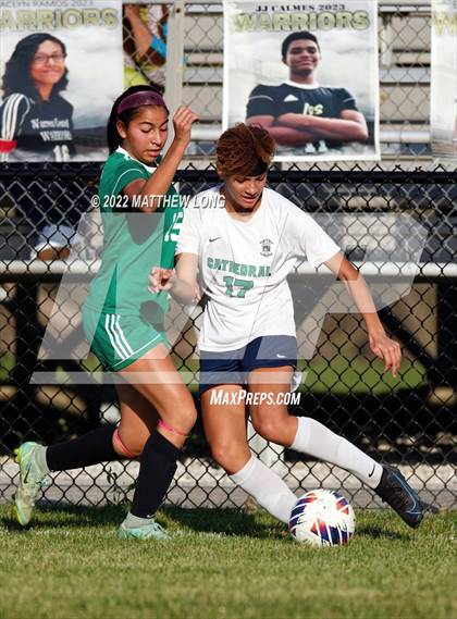 Thumbnail 3 in Cathedral vs Lawrence North (IHSAA Class 3A Sectional Semi Final)  photogallery.