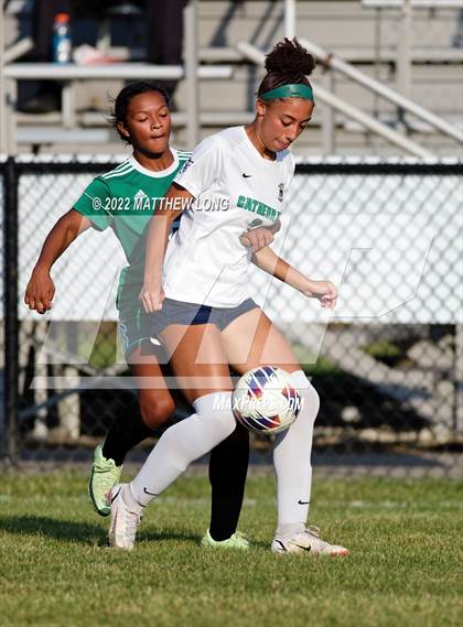 Thumbnail 2 in Cathedral vs Lawrence North (IHSAA Class 3A Sectional Semi Final)  photogallery.