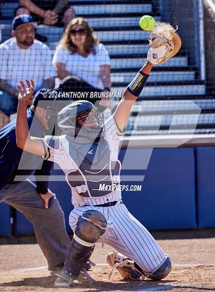 Thumbnail 3 in Dixon vs. Central Catholic (CIF SJS D4 Final) photogallery.