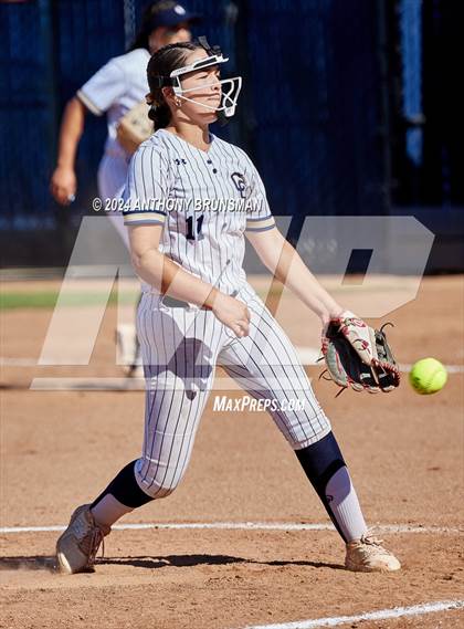 Thumbnail 2 in Dixon vs. Central Catholic (CIF SJS D4 Final) photogallery.