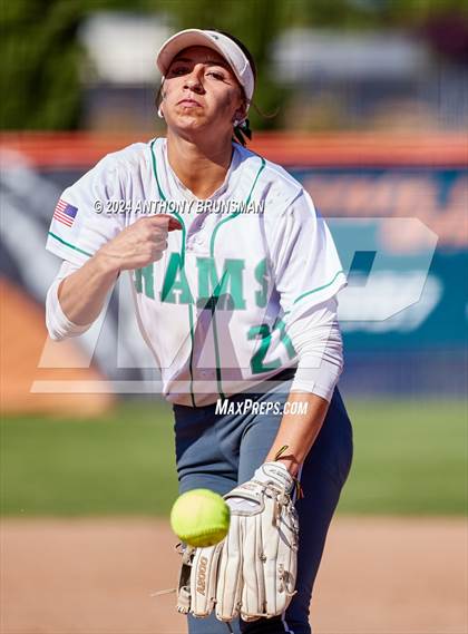 Thumbnail 2 in Dixon vs. Central Catholic (CIF SJS D4 Final) photogallery.