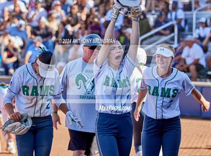 Thumbnail 3 in Dixon vs. Central Catholic (CIF SJS D4 Final) photogallery.
