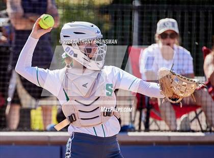 Thumbnail 3 in Dixon vs. Central Catholic (CIF SJS D4 Final) photogallery.